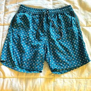 Mr Swim Grometric patterned swim trunks
